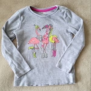 Gymboree Play By Heart flamingo long sleeve tee